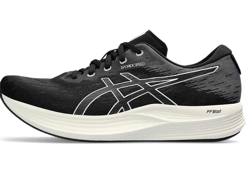 New ASICS EVORIDE SPEED 2 WIDE Black/White