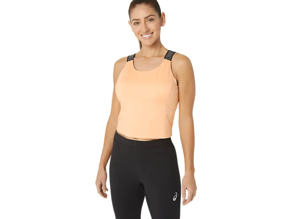 Fashion ASICS FIT SANA CROPPED TANK Summer Dune