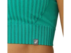 Cheap ASICS FLEX SEAMLESS BRA Aurora Green