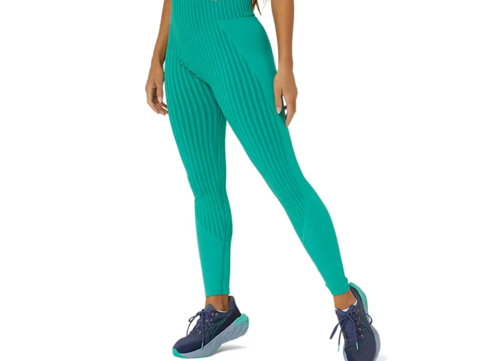 Clearance ASICS FLEX SEAMLESS TIGHT Aurora Green