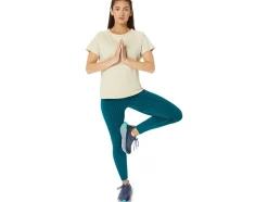 Clearance ASICS FLEX STRETCH SHORT SLEEVE TOP Beige