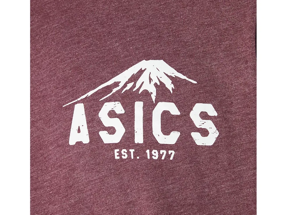Shop ASICS FUJI 1977 TEE Deep Mars Heather