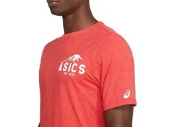 Fashion ASICS FUJI 1977 TEE Classic Red Heather