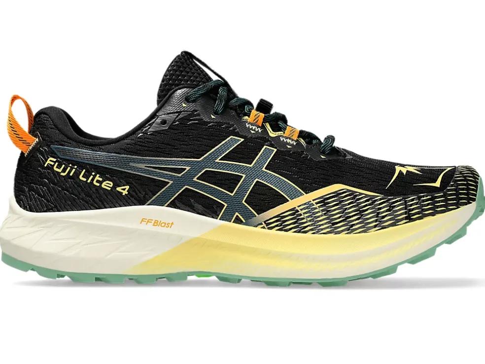 Discount ASICS Fuji Lite 4 Black/Magnetic Blue
