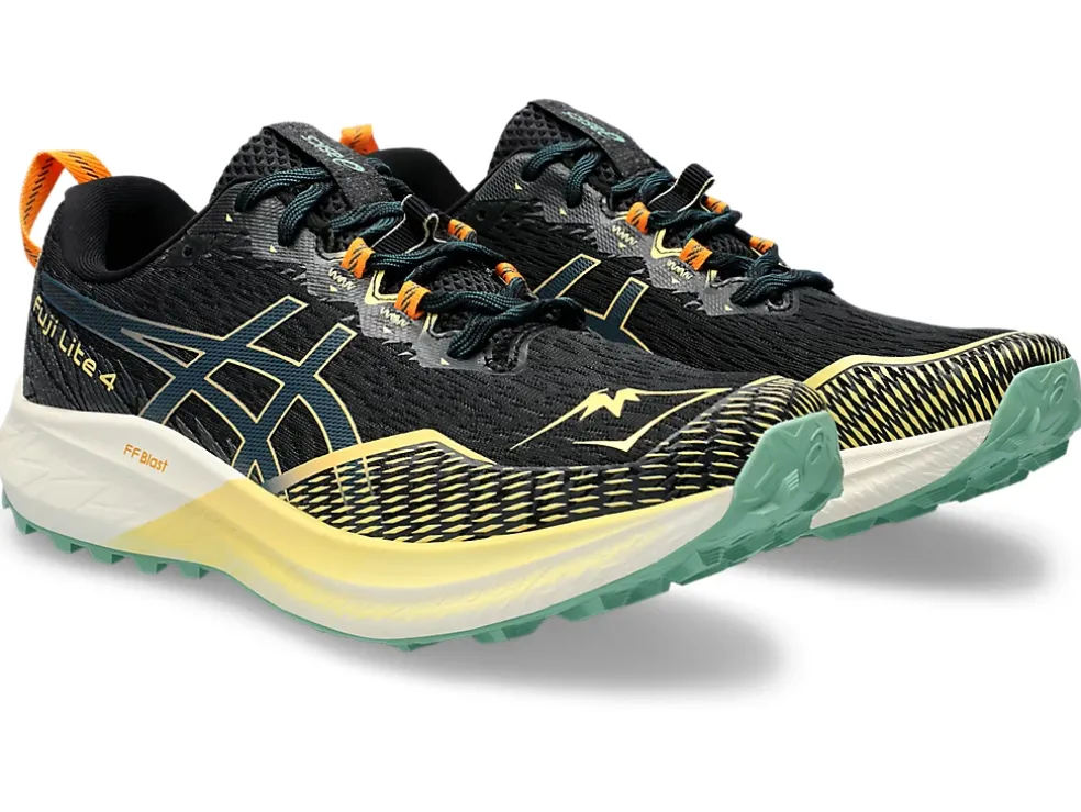 Discount ASICS Fuji Lite 4 Black/Magnetic Blue