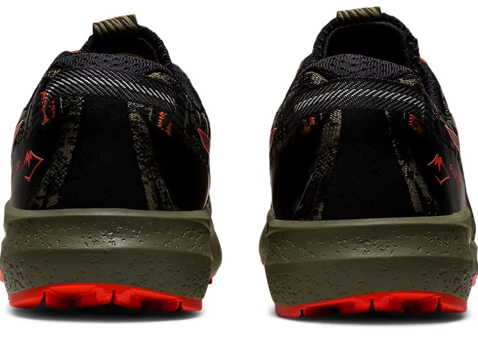 Discount ASICS Fuji Lite 3 Mantle Green/Cherry Tomato