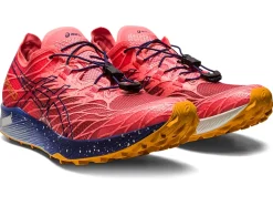 Cheap ASICS FujiSpeed Papaya/Indigo Blue