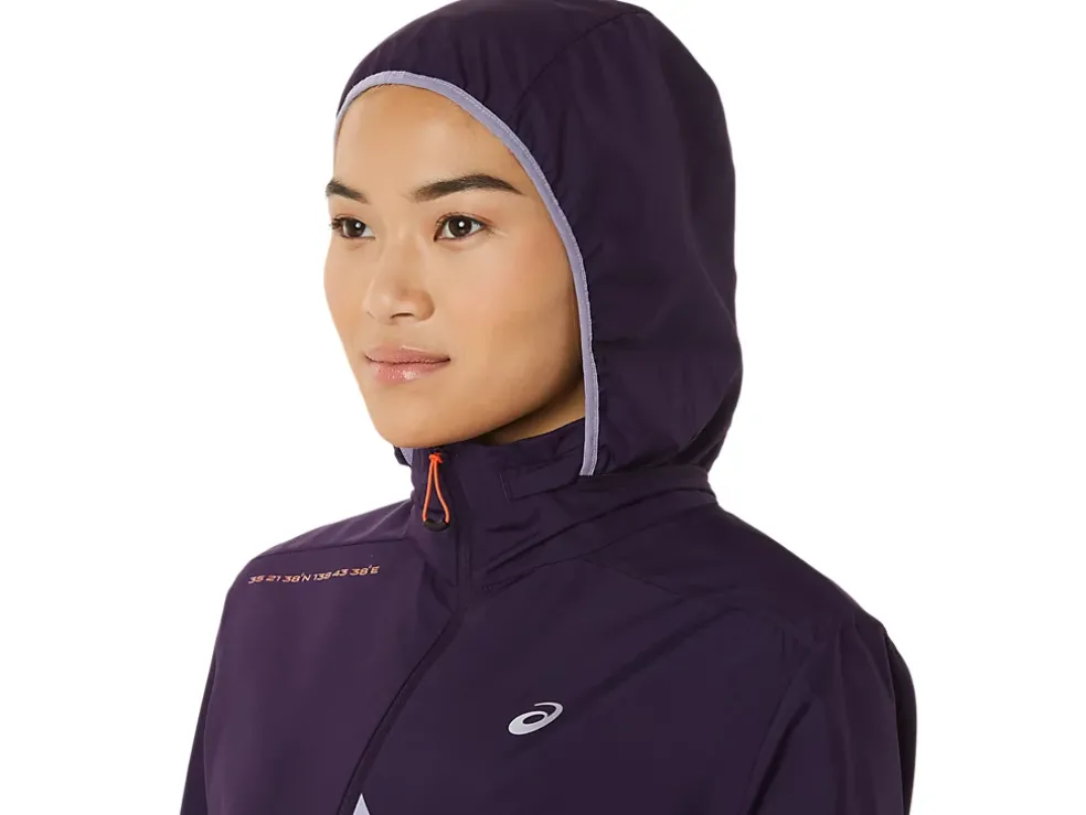 Sale ASICS FUJITRAIL ANORAK Night Shade/Vapor