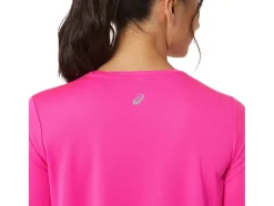 Cheap ASICS FUJITRAIL LOGO LONG SLEEVE TOP Pink Glo