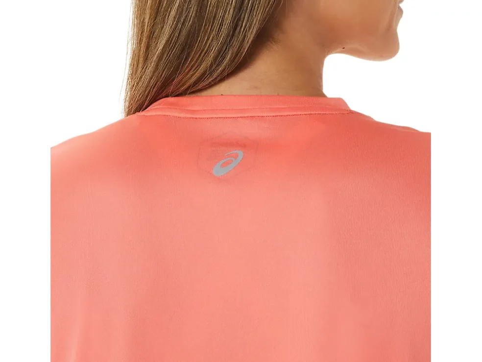 Flash Sale ASICS FUJITRAIL LOGO SHORT SLEEVE TOP Papaya