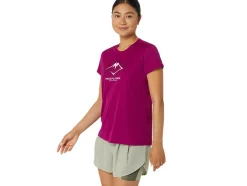 Sale ASICS FUJITRAIL LOGO SHORT SLEEVE TOP Blackberry