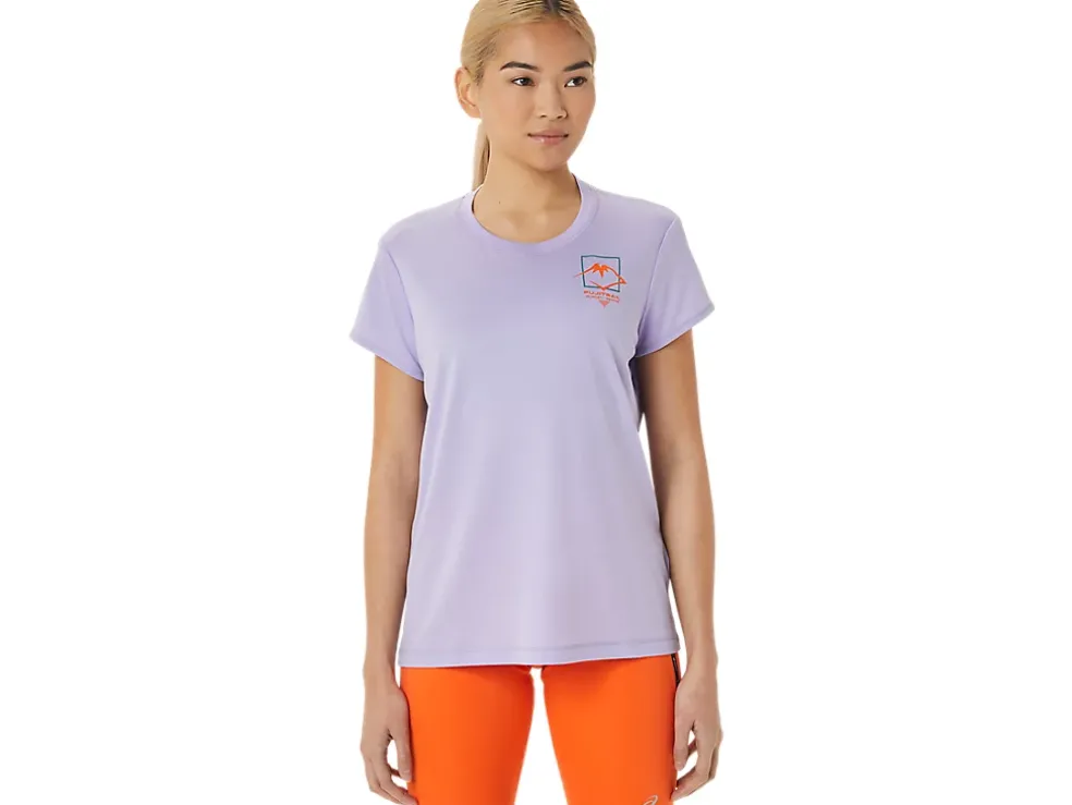 Outlet ASICS FUJITRAIL LOGO SHORT SLEEVE TOP Vapor