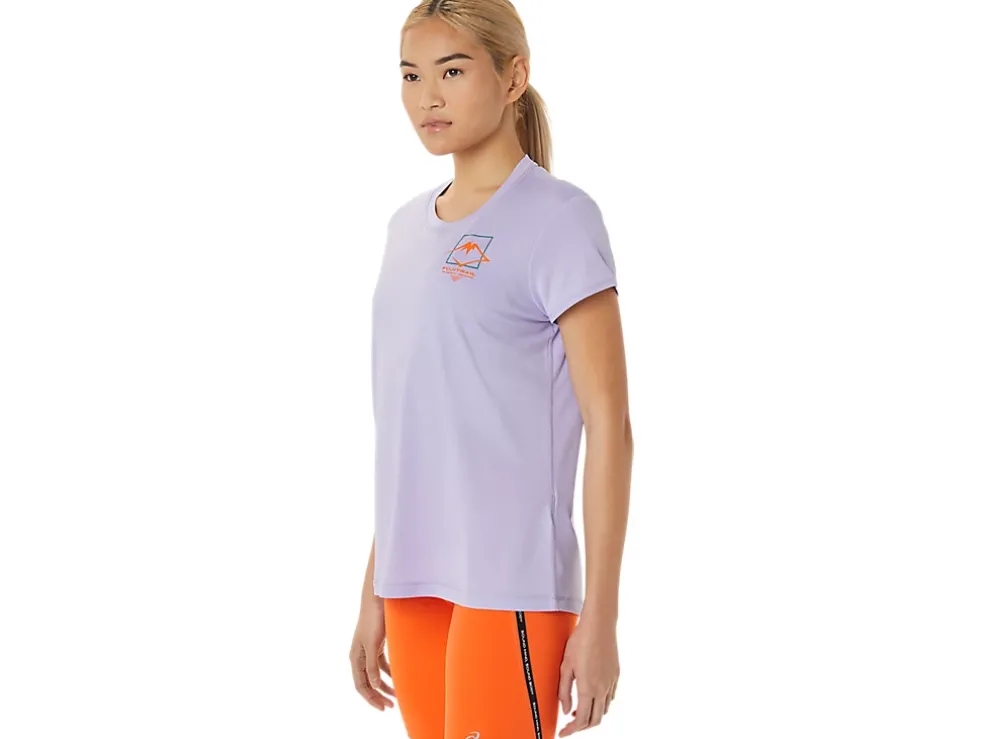 Outlet ASICS FUJITRAIL LOGO SHORT SLEEVE TOP Vapor