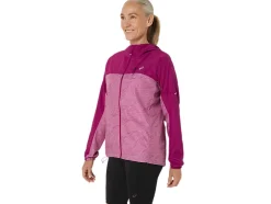 Cheap ASICS FUJITRAIL PACKABLE JACKET Soft Berry/Blackberry