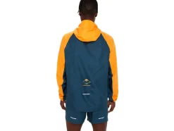 Discount ASICS FUJITRAIL PACKABLE JACKET Fellow Yellow/Magnetic Blue