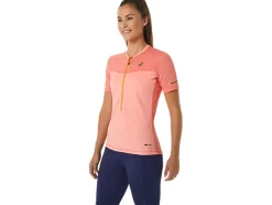Cheap ASICS FUJITRAIL SHORT SLEEVE TOP Papaya/Guava