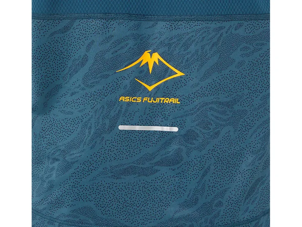 Clearance ASICS FUJITRAIL SINGLET Magnetic Blue