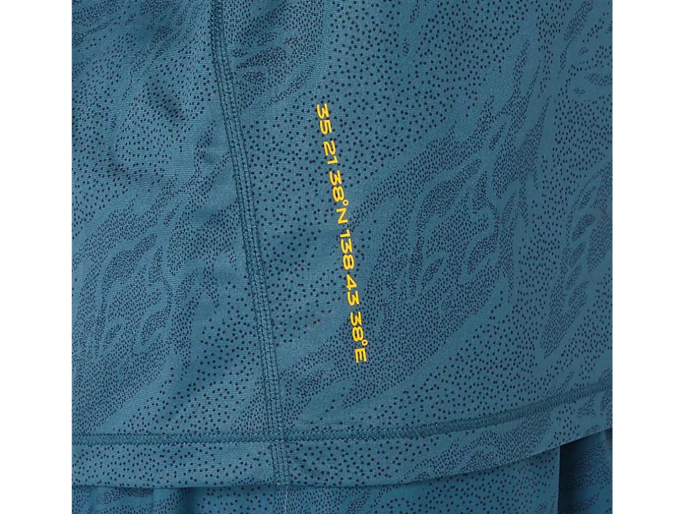 Clearance ASICS FUJITRAIL SINGLET Magnetic Blue