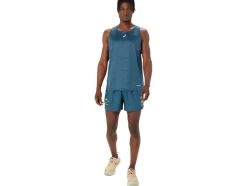 Clearance ASICS FUJITRAIL SINGLET Magnetic Blue