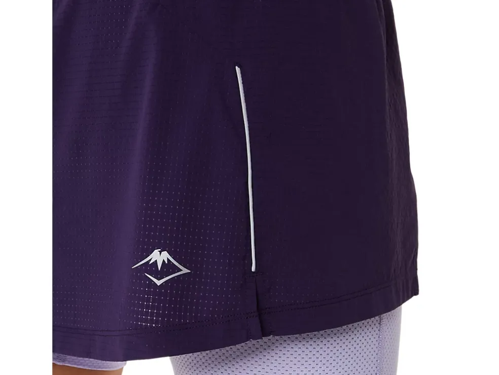 Cheap ASICS FUJITRAIL SKORT Night Shade/Vapor