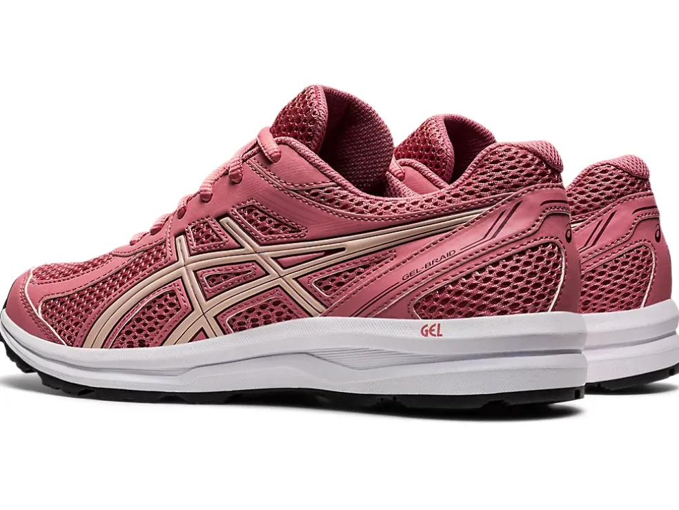 Cheap ASICS GEL-BRAID Smokey Rose/Pearl Pink