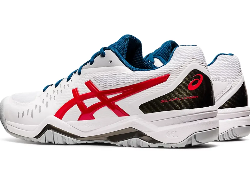Discount ASICS GEL-Challenger 12 White/Classic Red