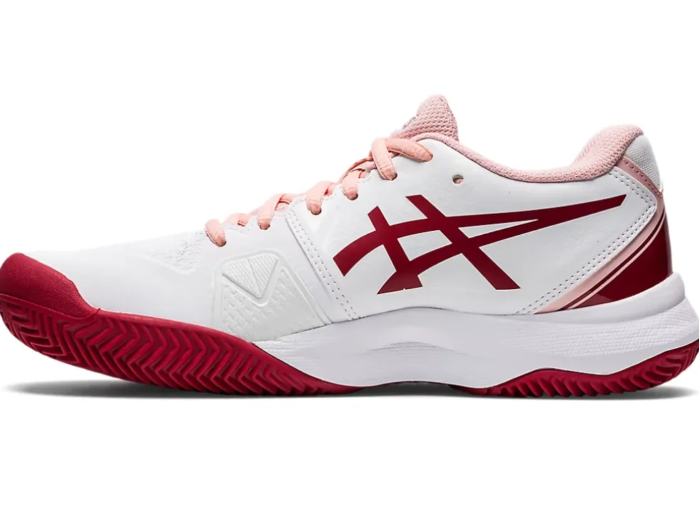 Fashion ASICS GEL-CHALLENGER 13 CLAY White/Cranberry