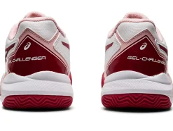 Fashion ASICS GEL-CHALLENGER 13 CLAY White/Cranberry
