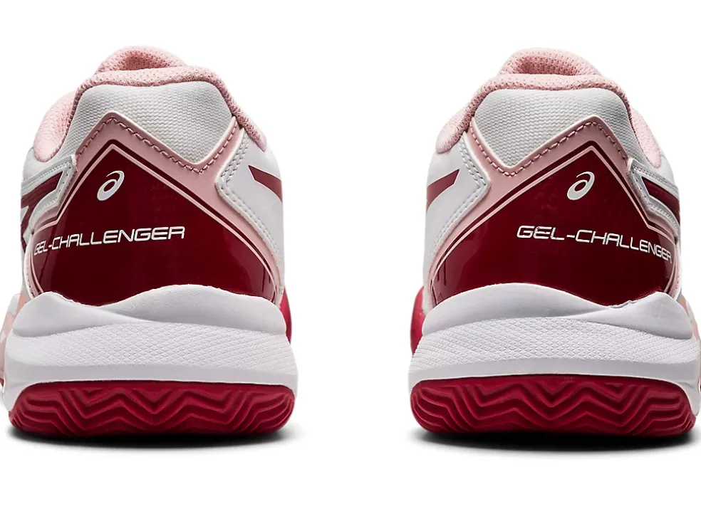 Fashion ASICS GEL-CHALLENGER 13 CLAY White/Cranberry