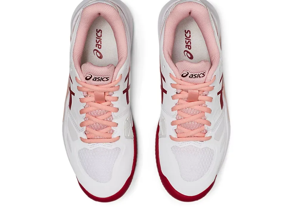 Fashion ASICS GEL-CHALLENGER 13 CLAY White/Cranberry
