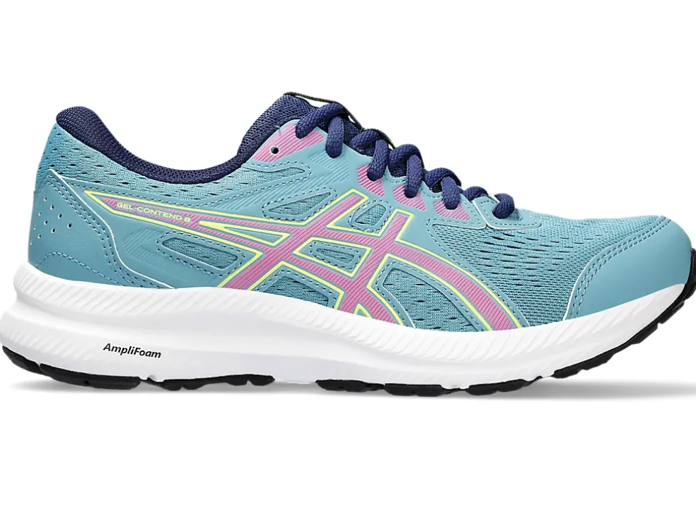 Store ASICS GEL-CONTEND 8 Gris Blue/Hot Pink