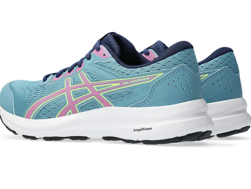 Store ASICS GEL-CONTEND 8 Gris Blue/Hot Pink