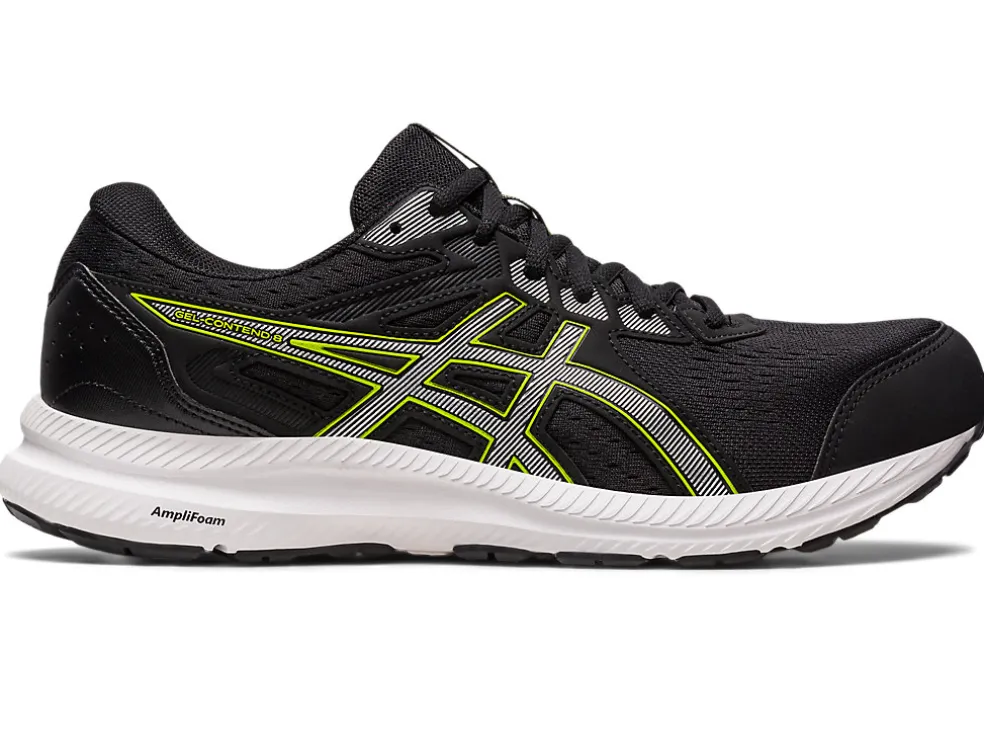 Clearance ASICS GEL-CONTEND 8 Black/Pure Silver