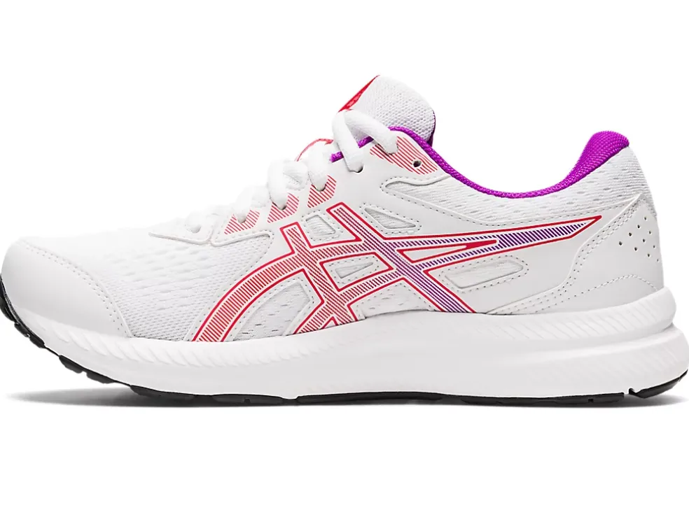 Online ASICS GEL-CONTEND 8 White/Red Alert