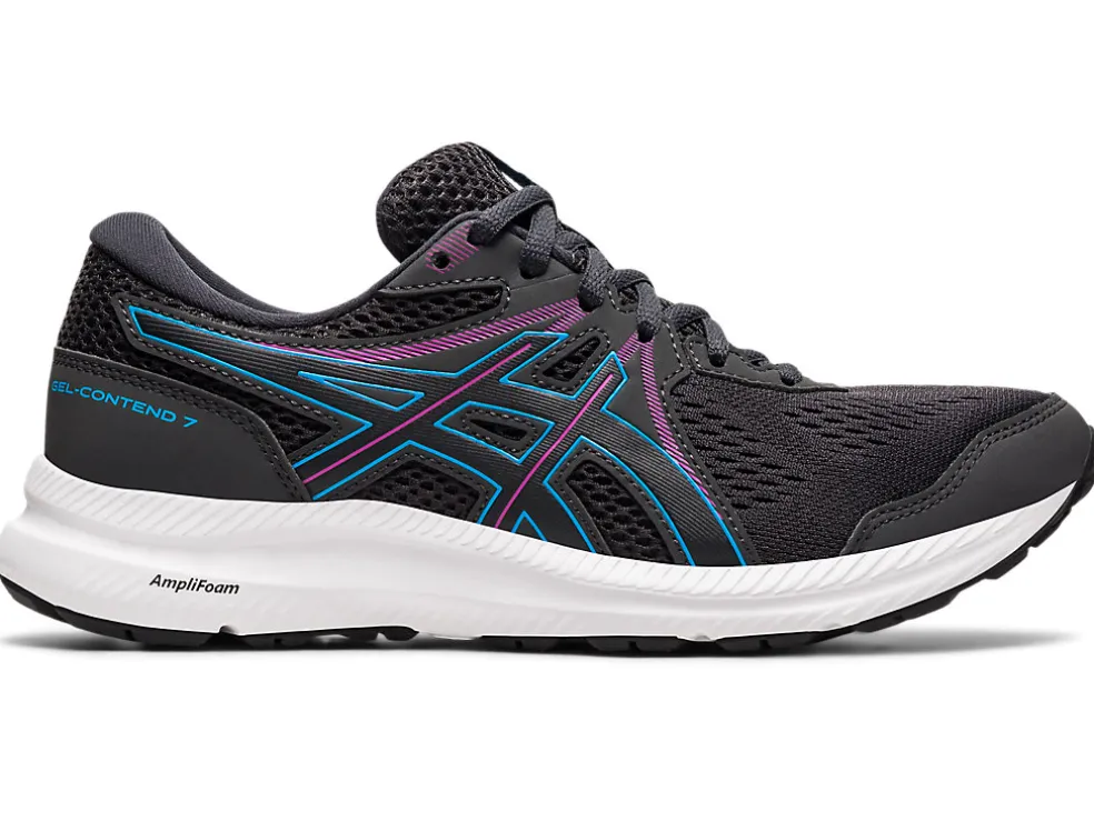Discount ASICS GEL-CONTEND 7 Graphite Grey/Digital Aqua
