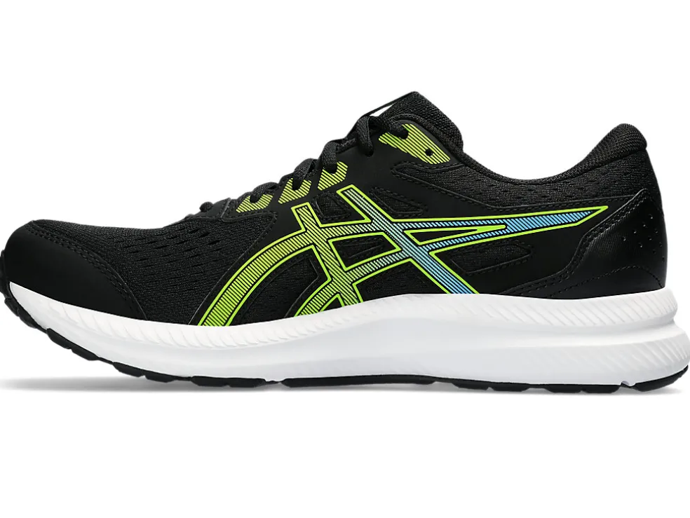 Cheap ASICS GEL-CONTEND 8 Black/Electric Lime