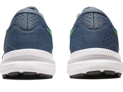 Discount ASICS GEL-CONTEND 8 Steel Blue/Lime Zest