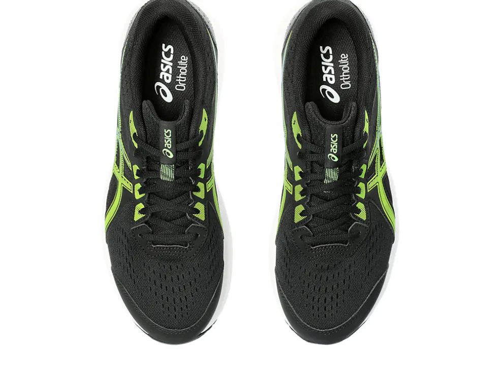Online ASICS GEL-CONTEND 8 EXTRA WIDE Black/Electric Lime