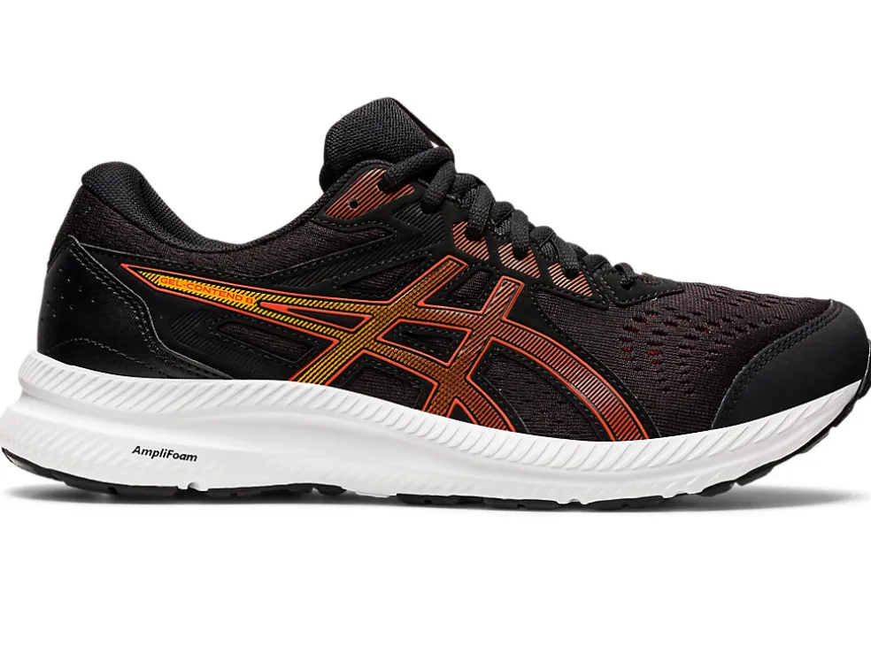 Shop ASICS GEL-CONTEND 8 EXTRA WIDE Black/Cherry Tomato
