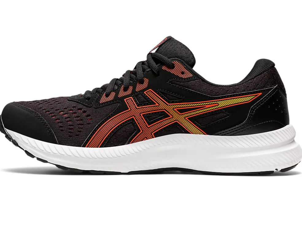 Shop ASICS GEL-CONTEND 8 EXTRA WIDE Black/Cherry Tomato