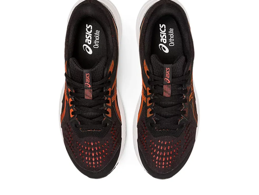 Shop ASICS GEL-CONTEND 8 EXTRA WIDE Black/Cherry Tomato