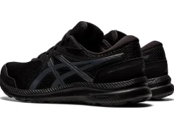 Cheap ASICS GEL-CONTEND 7 EXTRA WIDE Black/Carrier Grey