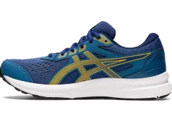 Store ASICS GEL-CONTEND 8 EXTRA WIDE Azure/Amber