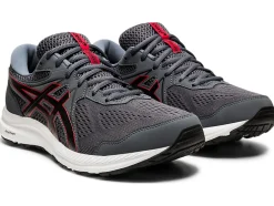 Fashion ASICS GEL-CONTEND 7 EXTRA WIDE Carrier Grey/Classic Red