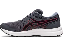 Fashion ASICS GEL-CONTEND 7 EXTRA WIDE Carrier Grey/Classic Red