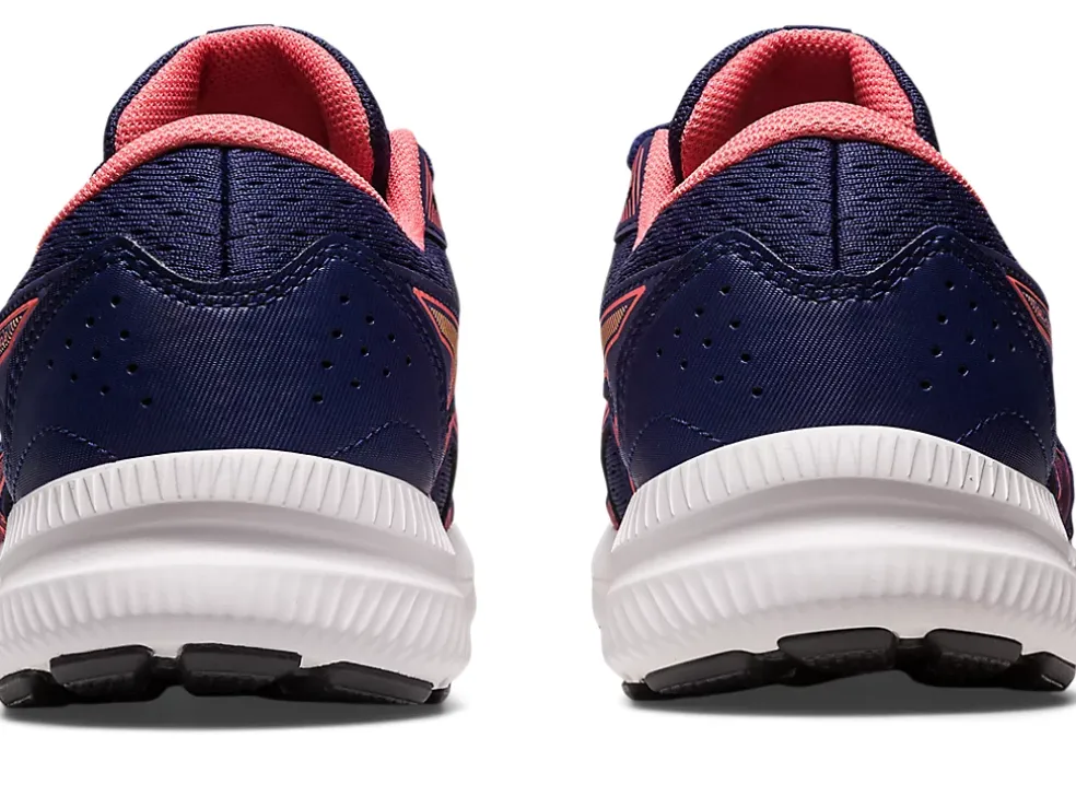 Shop ASICS GEL-CONTEND 8 WIDE Indigo Blue/Papaya