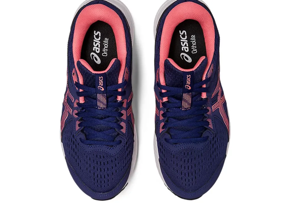 Shop ASICS GEL-CONTEND 8 WIDE Indigo Blue/Papaya