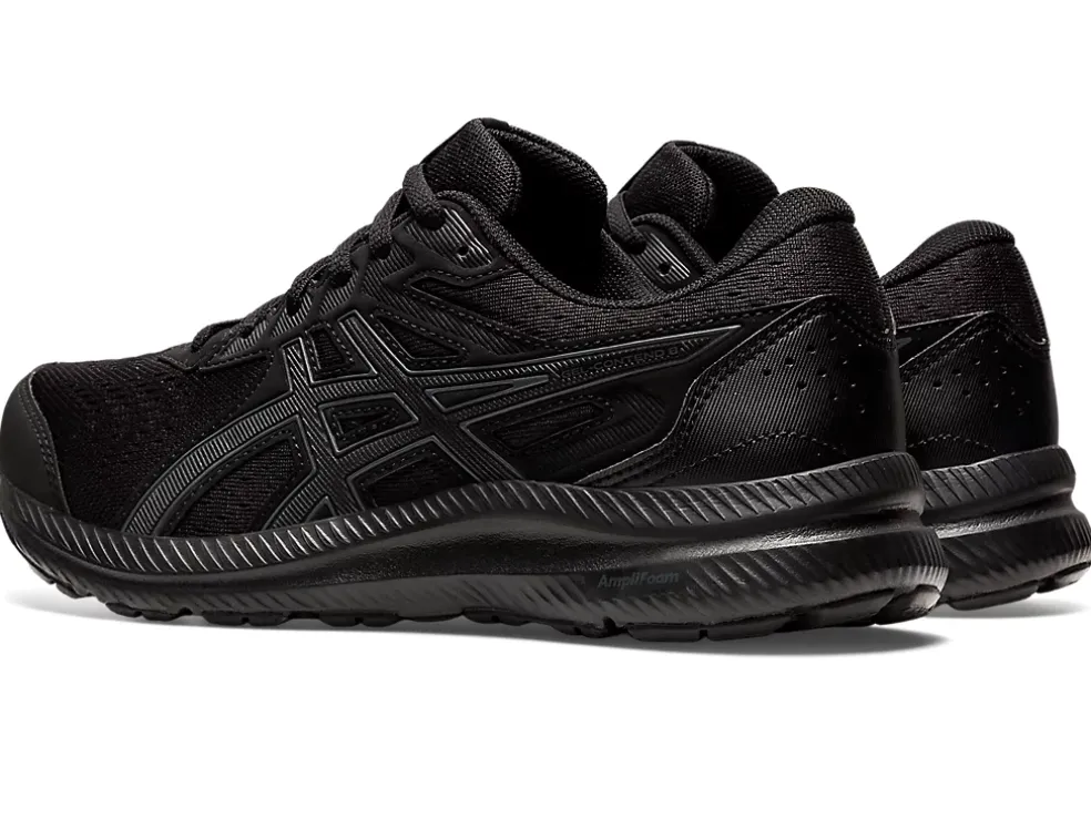 New ASICS GEL-CONTEND 8 WIDE Black/Carrier Grey