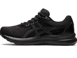 New ASICS GEL-CONTEND 8 WIDE Black/Carrier Grey