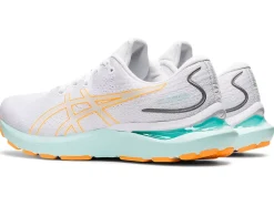 Shop ASICS GEL-CUMULUS 24 White/Orange Pop